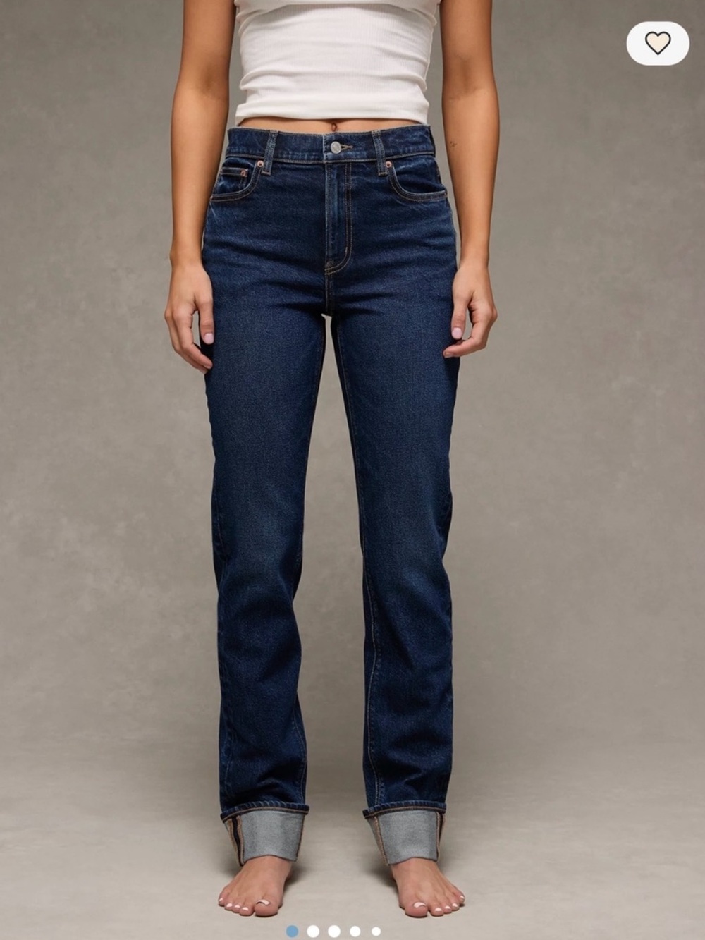 American Eagle Straight Super High Rise